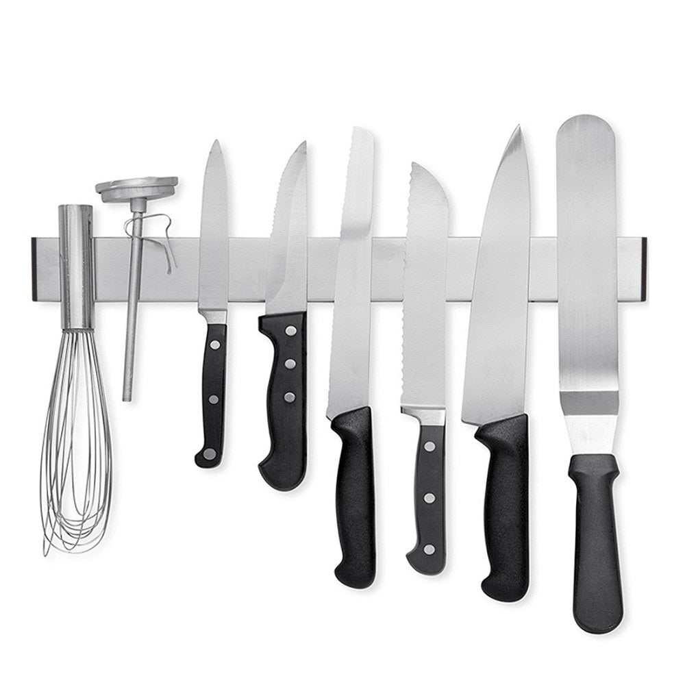 Knife Holder Magnetic 16 inch Wall Strip Stainless Steel Knife Block Storage Scissor Rack Bar Kitchen Utensil Accessories