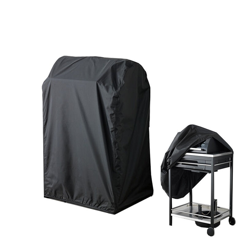 Black color BBQ cover 72x52x110H, waterproofed,dust proofed Barbecue Grill cover ,BBQ grill protective cover