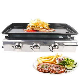 Plancha 3 Burners LPG Gas BBQ Grills bbq Grills Machine