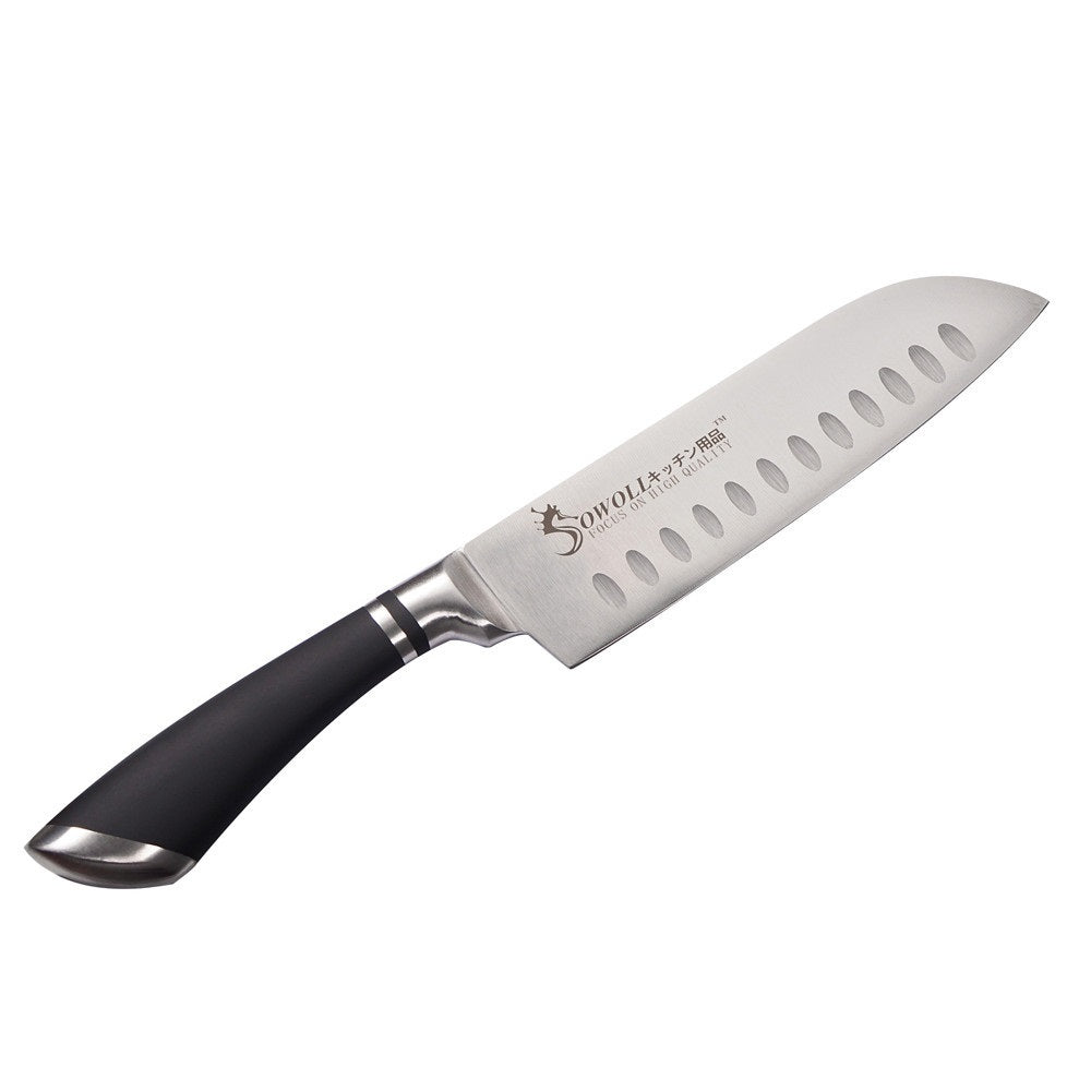 Brand 7 inch Stainless Steel Knife New Design ABS+Stainless Steel Handle Santoku Kitchen Knife Sharp
