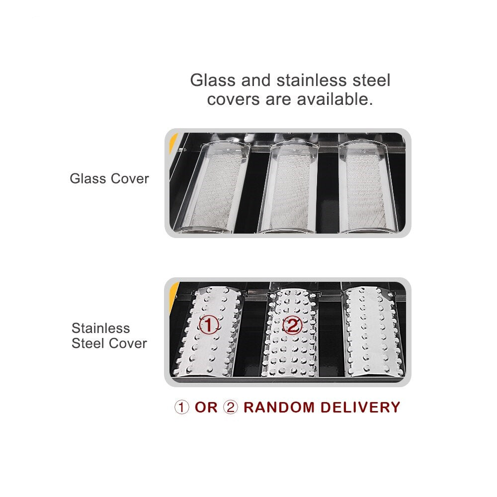 3 burners BBQ Grill, Gas Barbecue Portable Flat Environmental for Outdoor Picnic