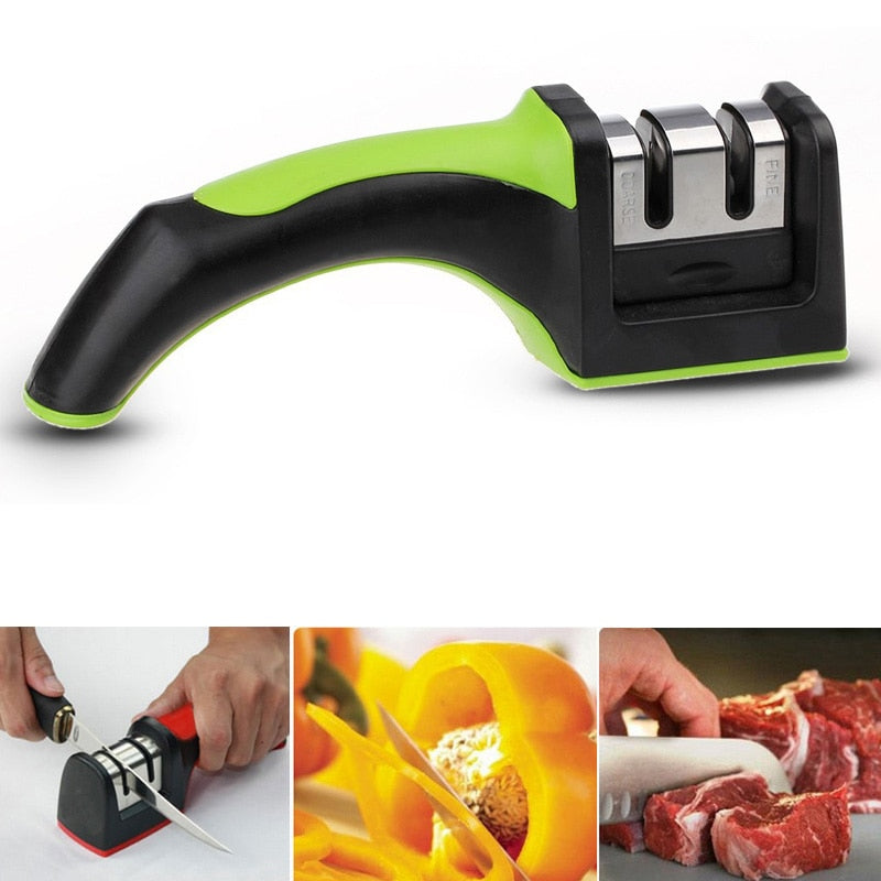 New Two Stages Diamond Ceramic Kitchen Knife Sharpeners