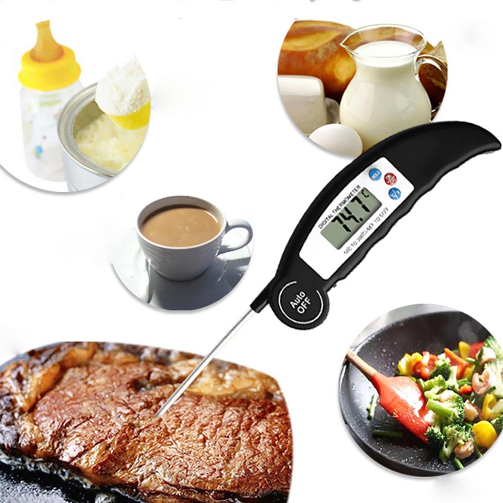 Digital Instant Read Meat Oil Thermometer Kitchen Cooking Tools for Oil Deep