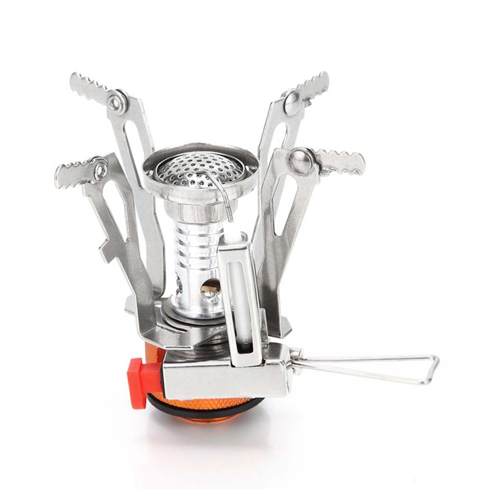 Mini Camping BBQ Stoves Folding Gas Stove Outdoor Portable Furnace